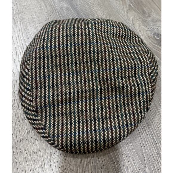 Vintage Men British Cap Failsworth, Norwich Fibers Quilted Inside 7 3/8 - Picture 1 of 5